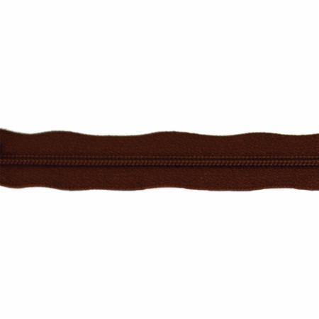 14" Atkinson Zipper 312 Chocolate Syrup - Quilted Strait