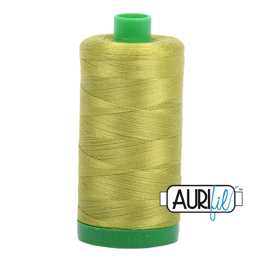 Aurifil 40wt 1147 Light Leaf Green thread - 1422 yards - Quilted Strait