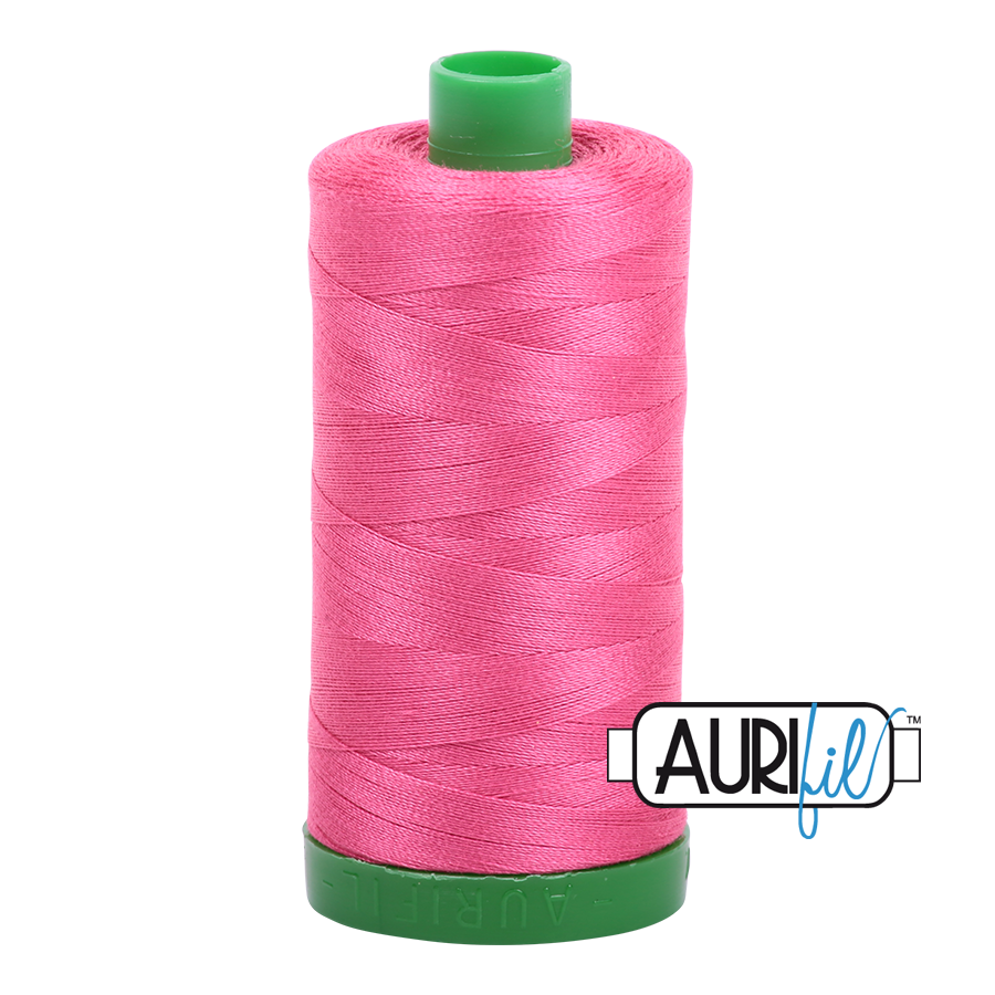 Aurifil 40wt 2530 Blossom Pink thread - 1422 yards - Quilted Strait