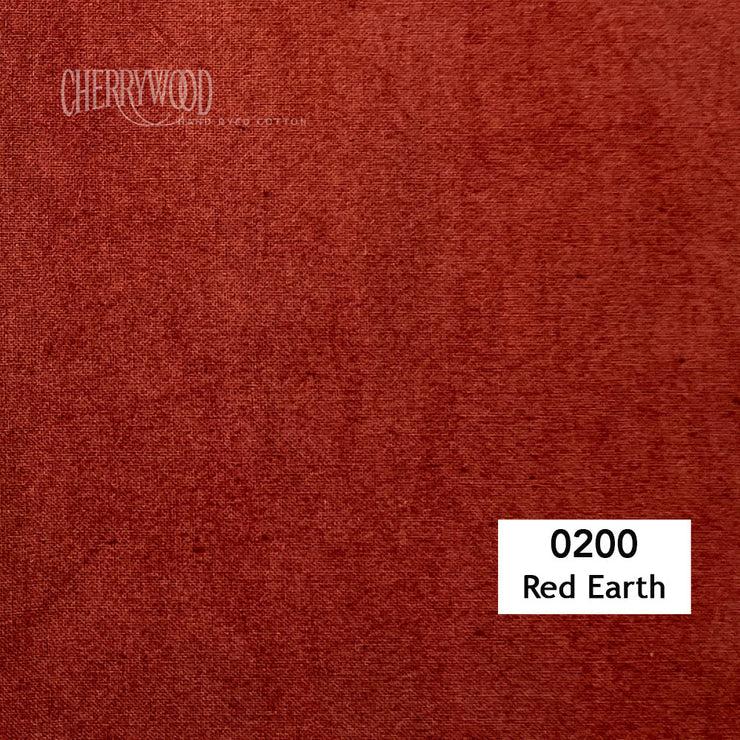Cherrywood 1/2 yd 0200 Red Earth
