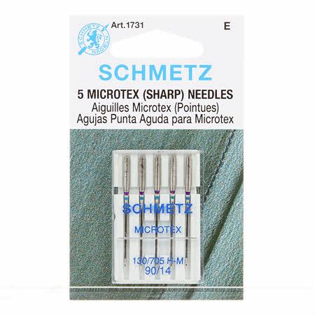 Schmetz Microtex 90/14 Sewing Machine Needle