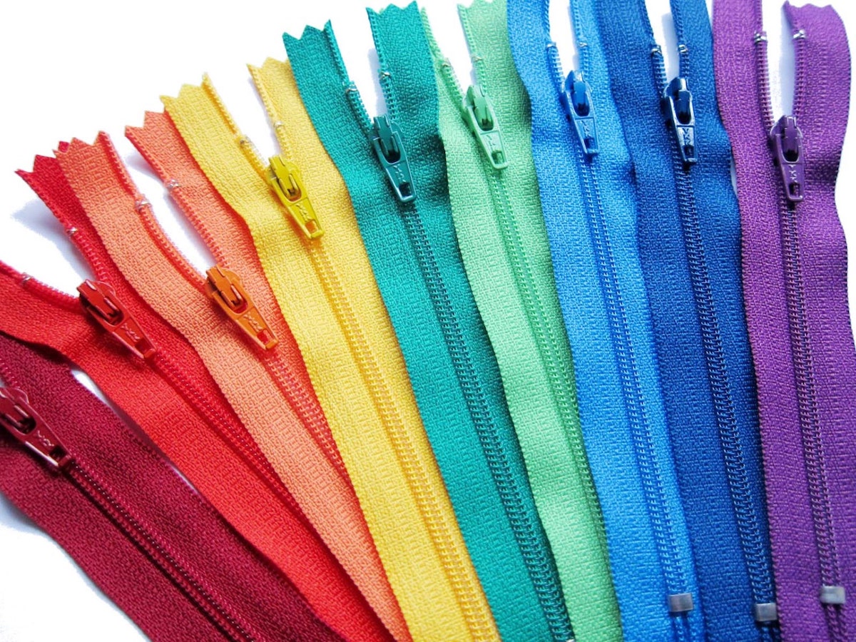 14" Atkinson nylon zippers
