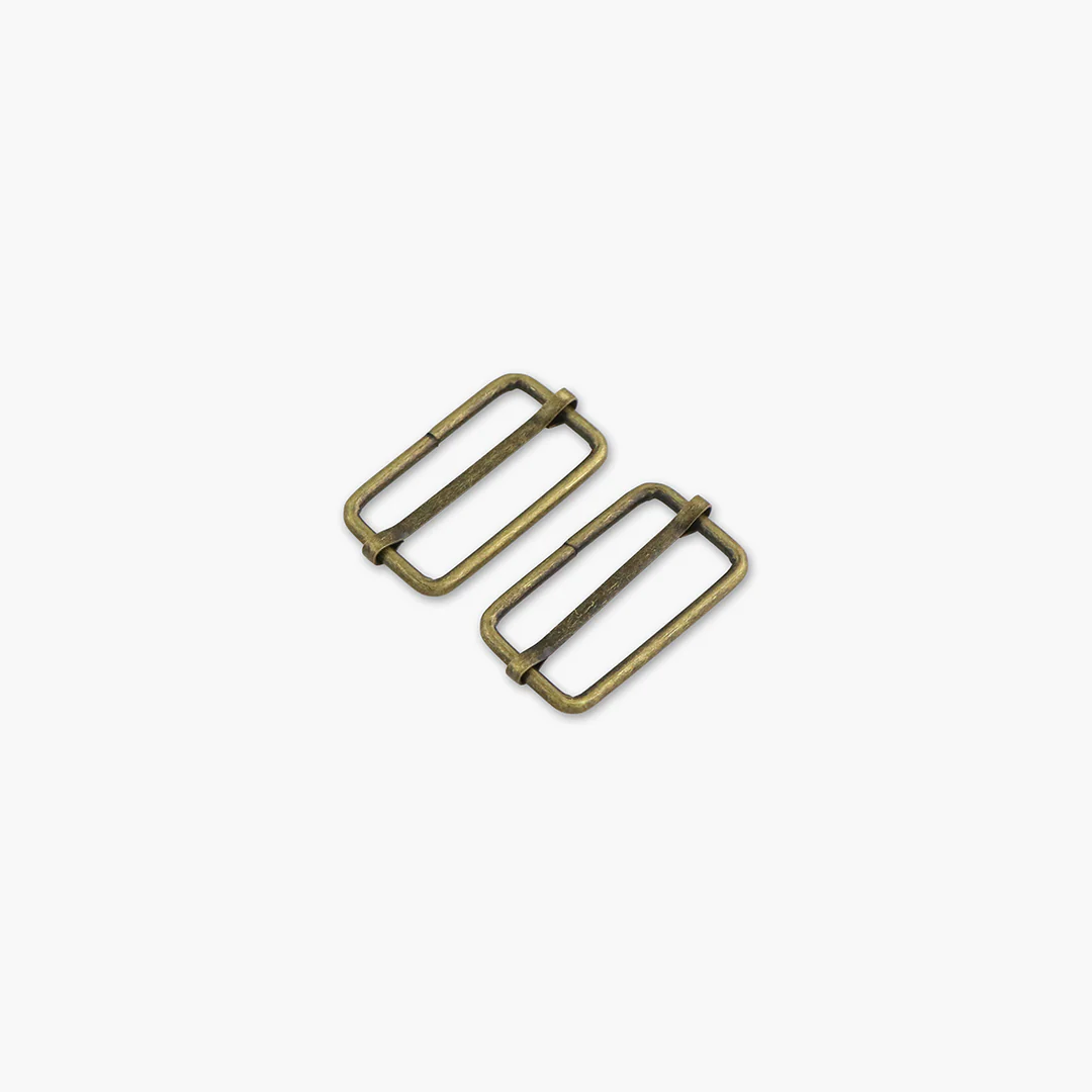 1 1/2&quot; Slider Buckles Antique Finish