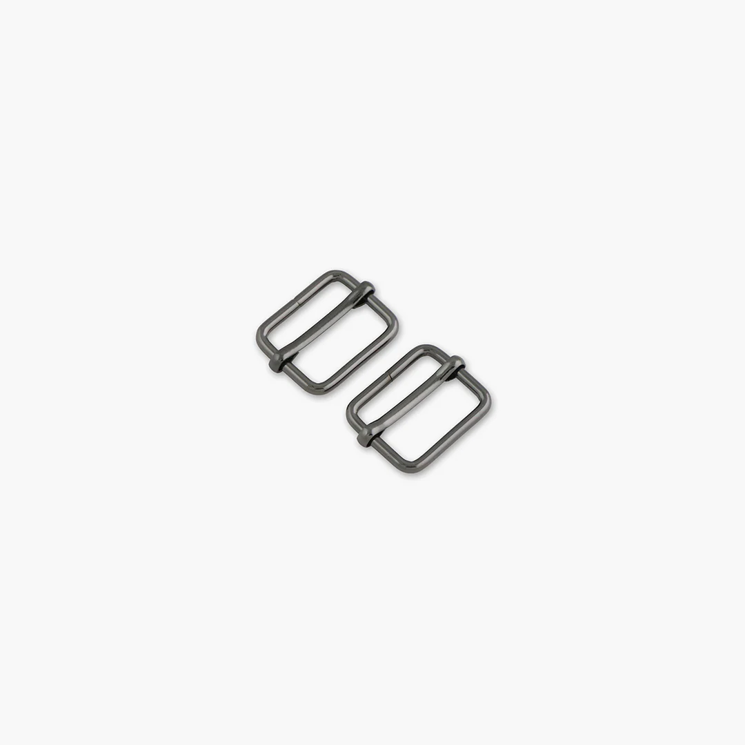 1&quot; Slider Buckles Gunmetal