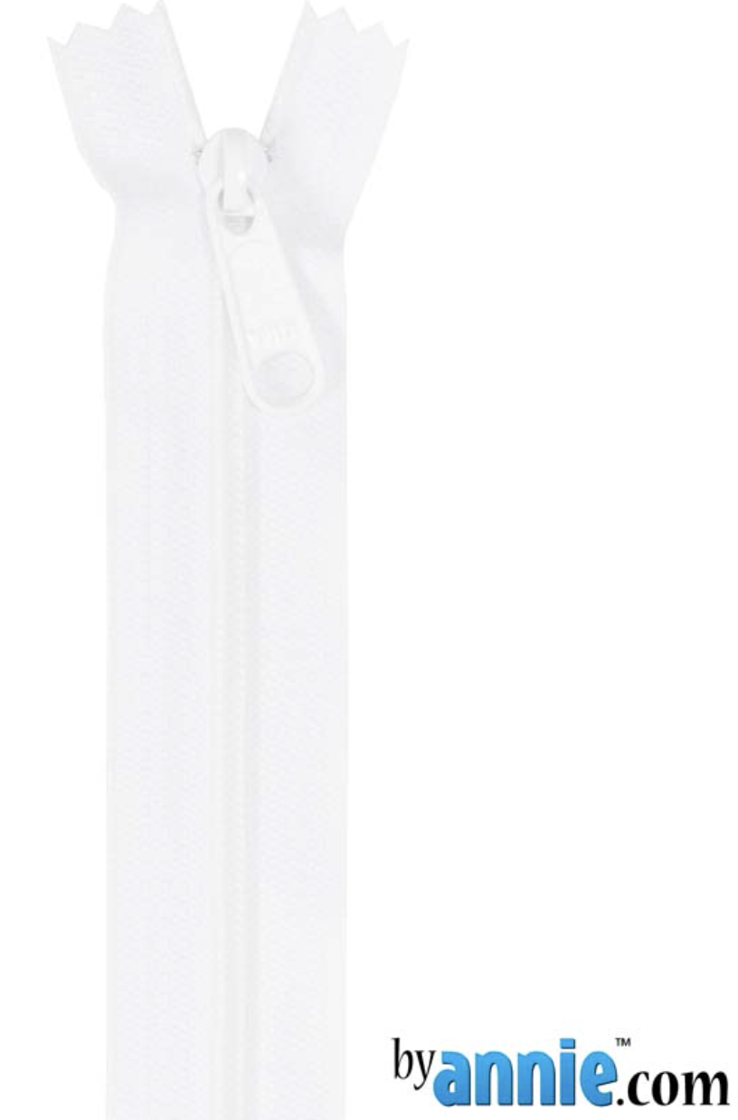 24&quot; Zippper White