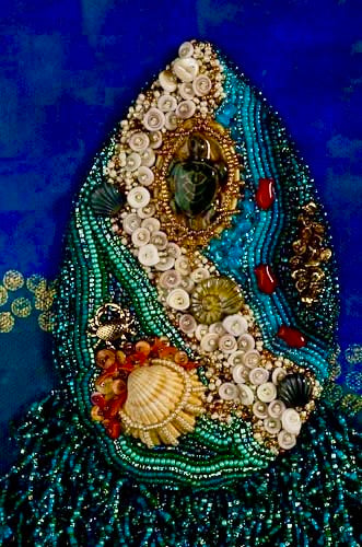 Beading on Fabric, Thursday, March 13