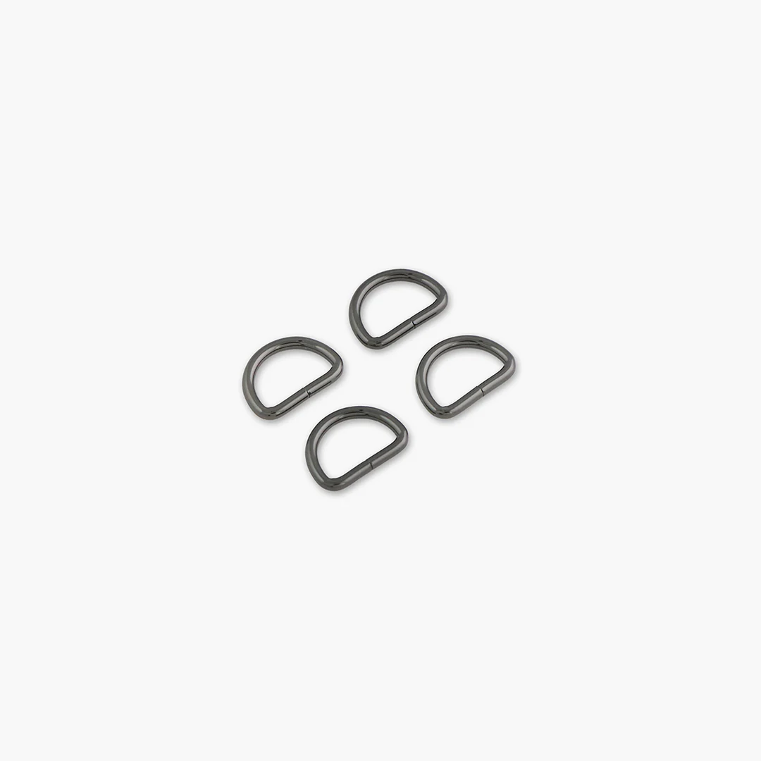 3/4&quot; D Rings Gunmetal