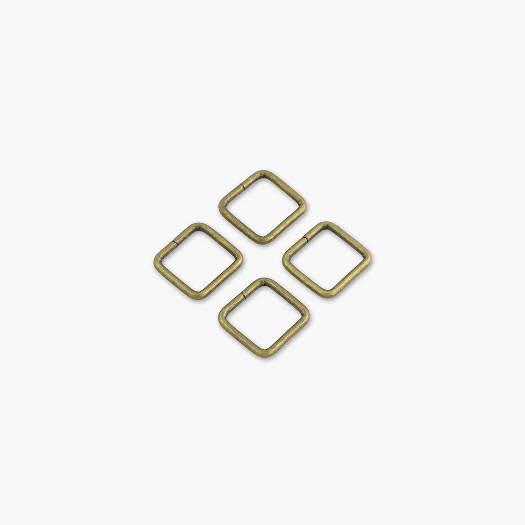3/4&#39; Rectangle Rings Antique
