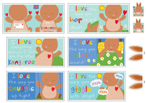 I Love You Little Kangaroo Soft Book Panel