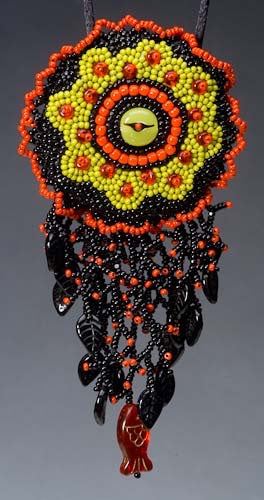 Beaded Brooch or Pendant, Thursday, November 12