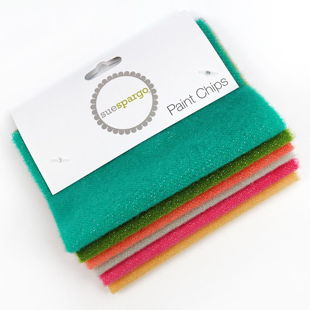 5 X 5 Sparkle Paint Chips Bouquet - Quilted Strait