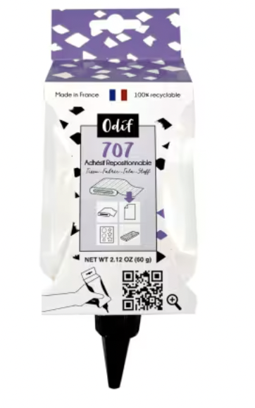 707  Repositionable Adhesive - Quilted Strait