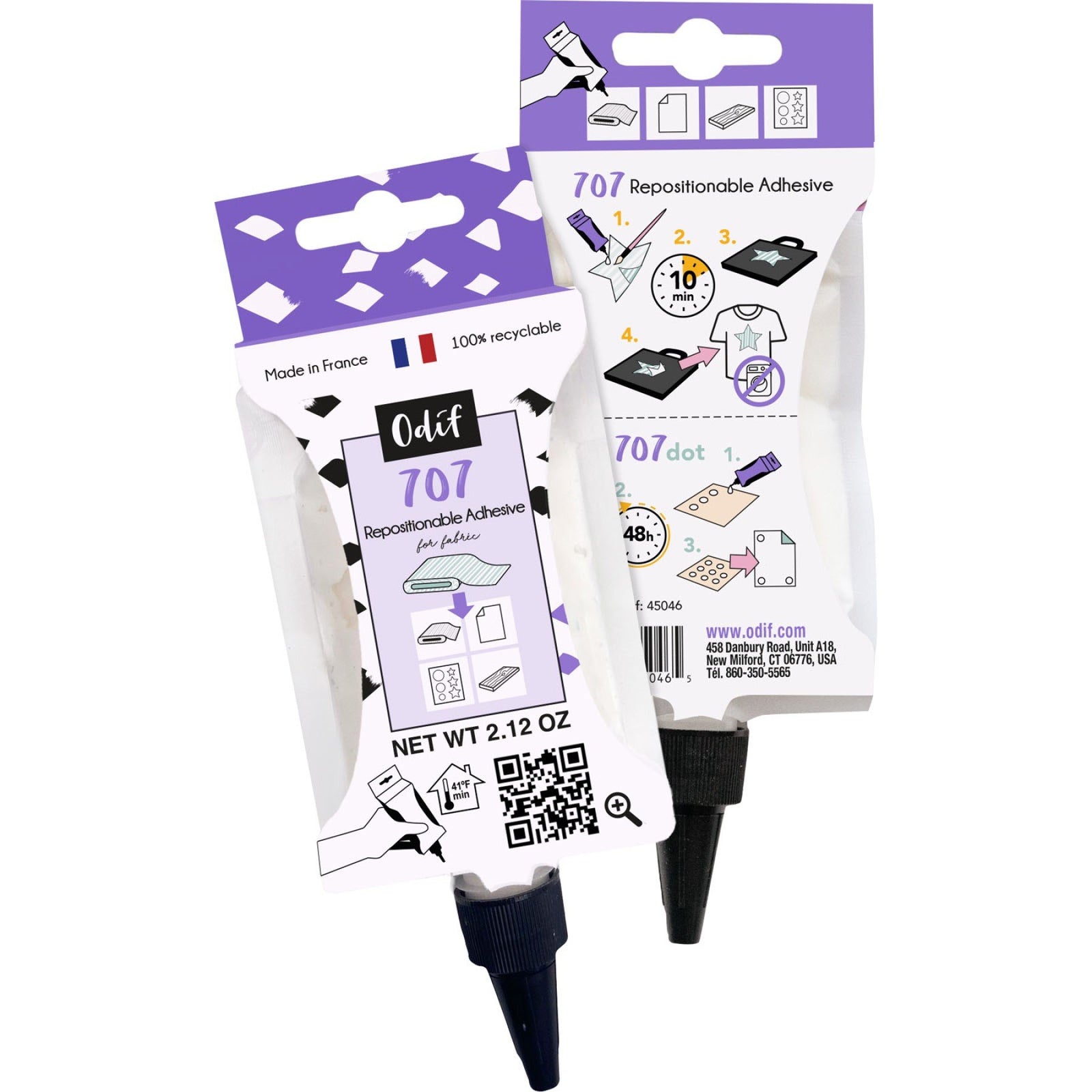 707  Repositionable Adhesive - Quilted Strait