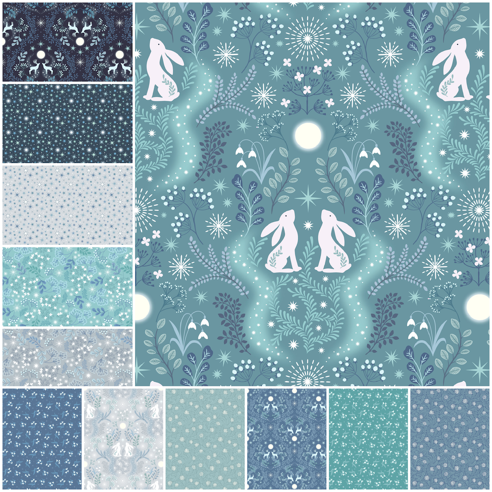 A Winters Moon Fat Quarter Bundle