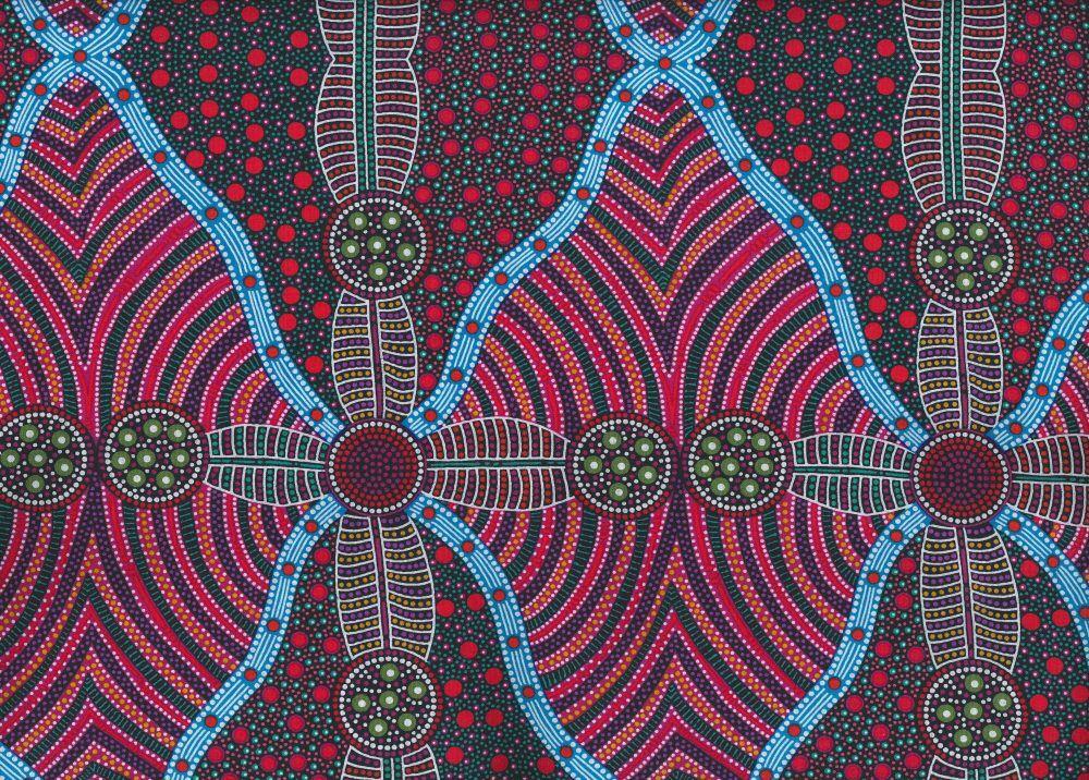 Cross Seeds Red - Quilted Strait