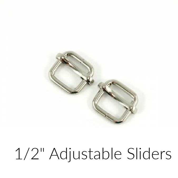 Adjustable Sliders for 1/2&quot; straps Set/2