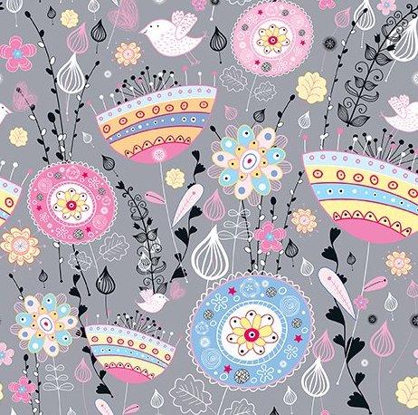 Alice 9AL 1 Multi Flowers & Birds