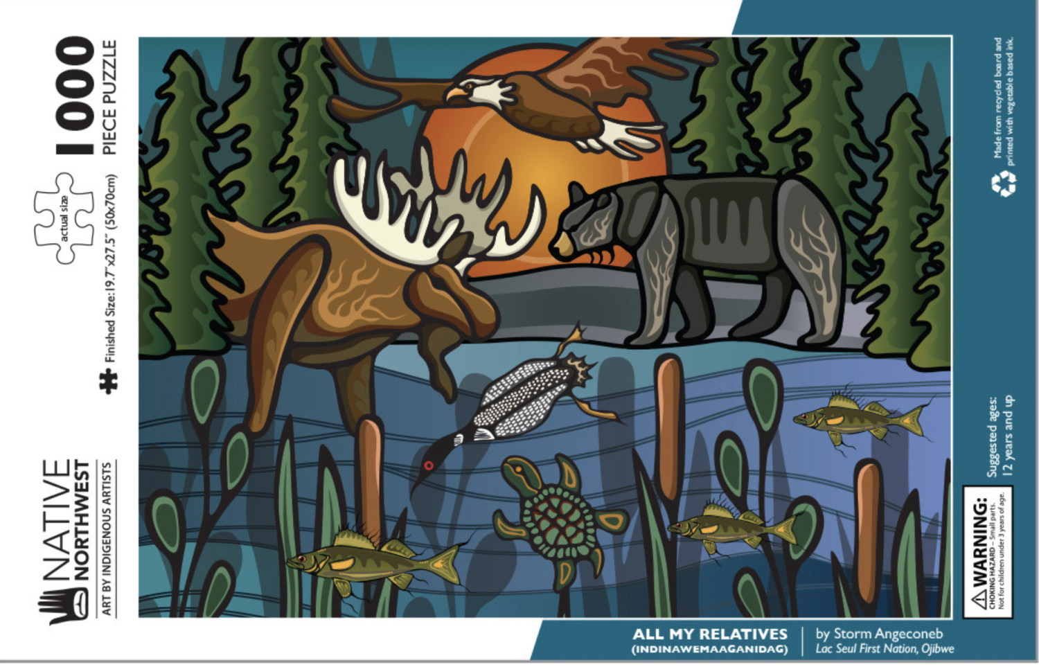 All My Relatives 1000 Piece Puzzle - Quilted Strait