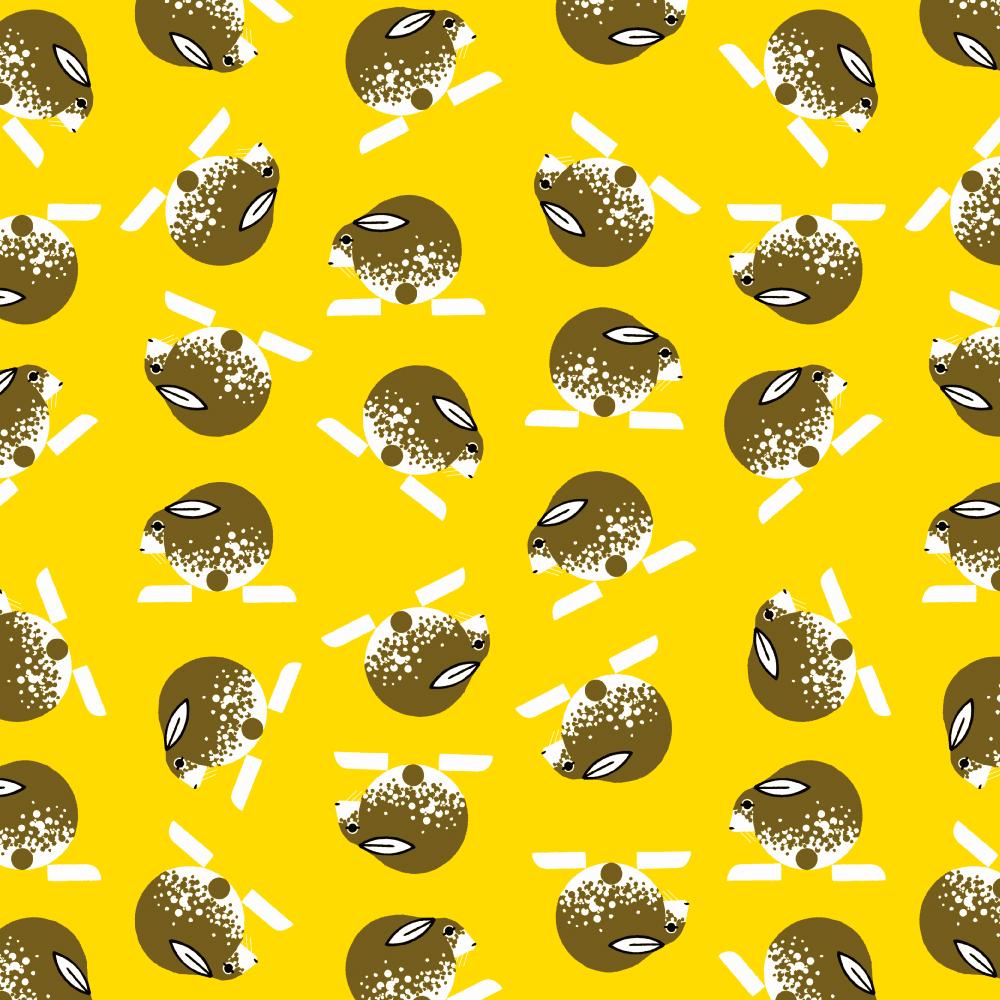 Alpine Northwest CH-264 Mountain Cottontails Poplin - Quilted Strait