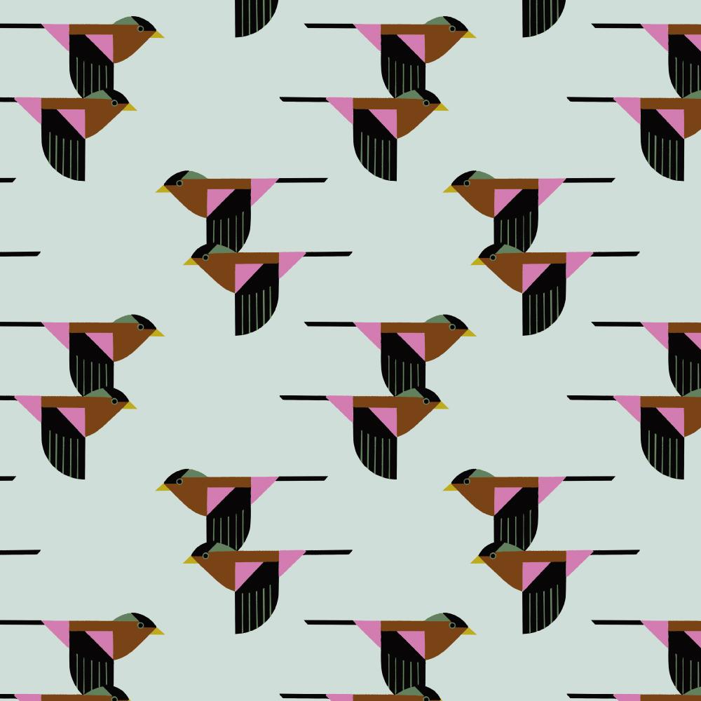 Alpine Northwest CH-267 Rosy Finch Flight Poplin - Quilted Strait