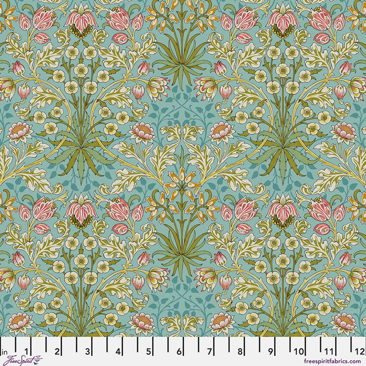 Bedford Park Cotton Lawn Hyacinth Mineral 023 - Quilted Strait