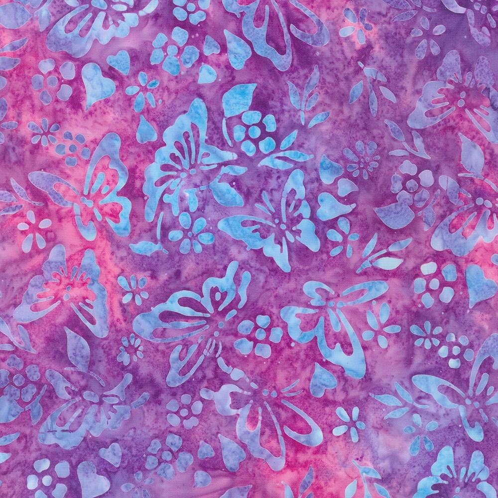 Butterfly Habitat 22384-108 Fuchsia - Quilted Strait