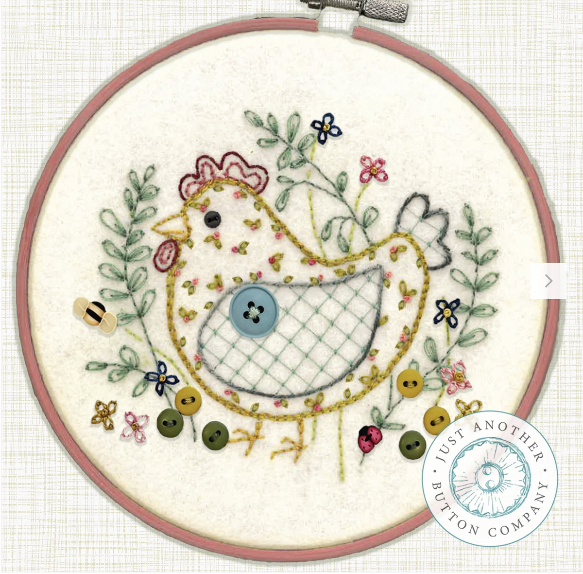 Calico Chick Embroidery - Quilted Strait