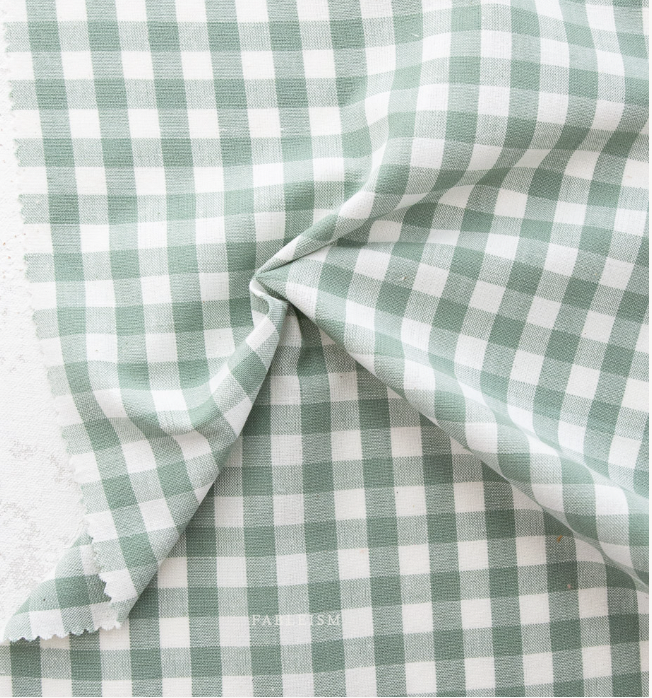 Camp Gingham 04 Scout Green - Quilted Strait