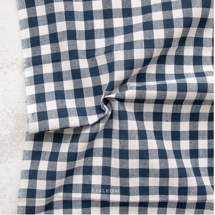 Camp Gingham 11 Midnight - Quilted Strait