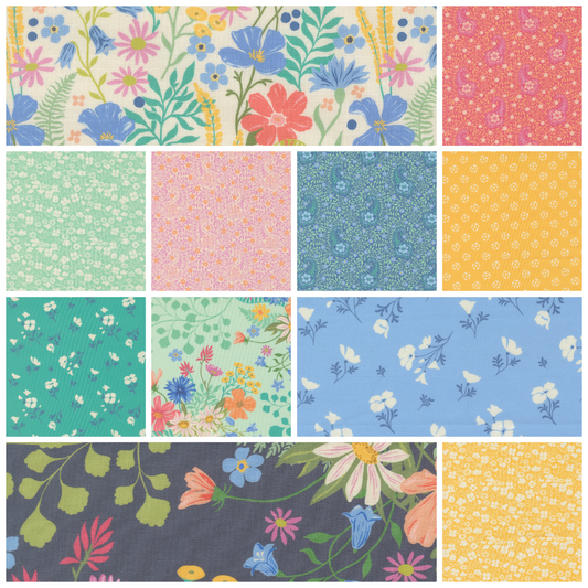 Cannon Beach 11 piece Fat Quarter Bundle - Quilted Strait