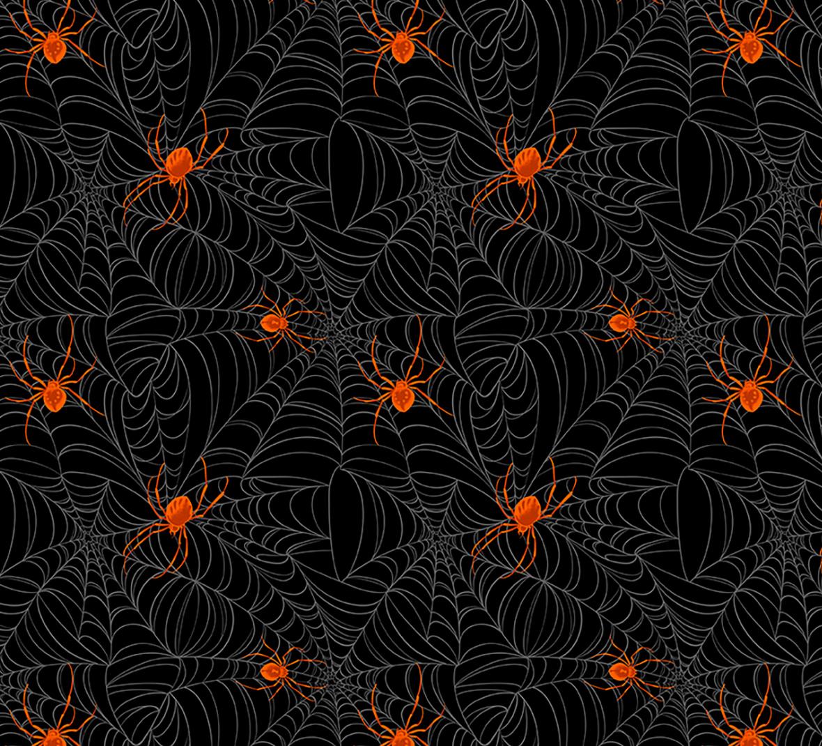 Chain Mail 153.Black World Wide Web Black - Quilted Strait
