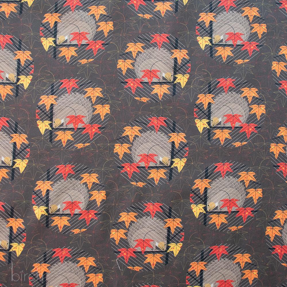 Charley Harper CH-415 Squirrel in a Squall