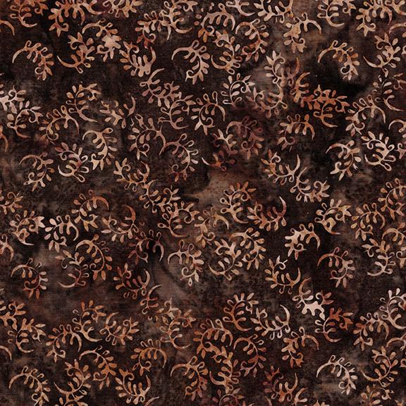 Cherry Blossom 5075 Vine Swirl Brown Russet
