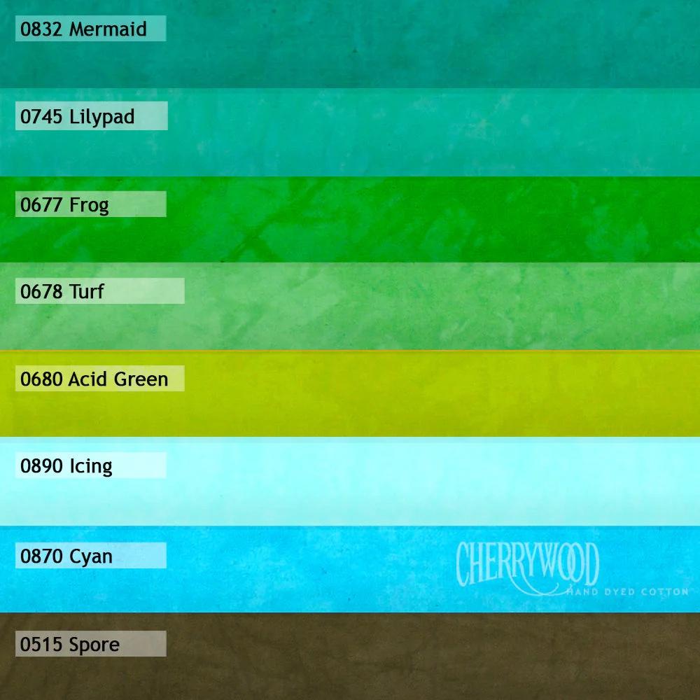 Cherrywood Fiddlehead Bundle - 8 Half Yards - Quilted Strait