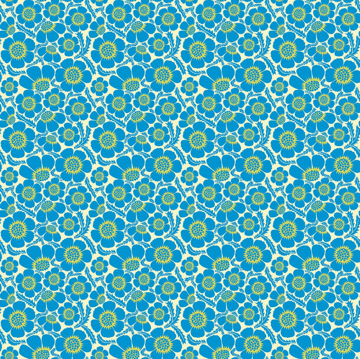 Clean Cut Cotton 185-62C Prickly Cerulean