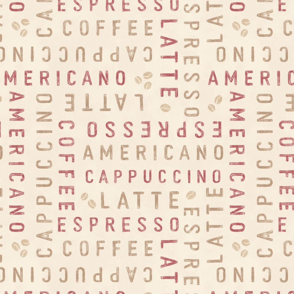 Coffee & Co 006-030 Words Cream - Quilted Strait