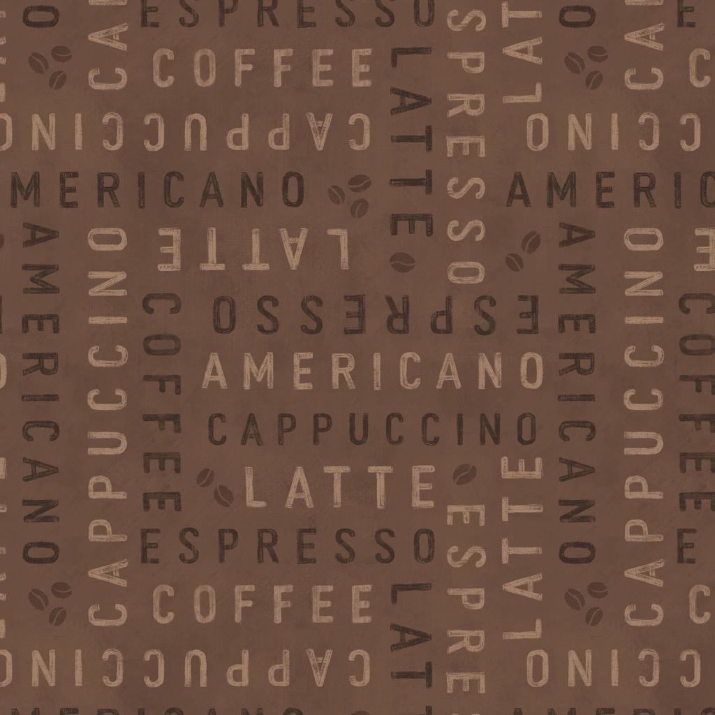 Coffee & Co 006-090 Words Brown - Quilted Strait