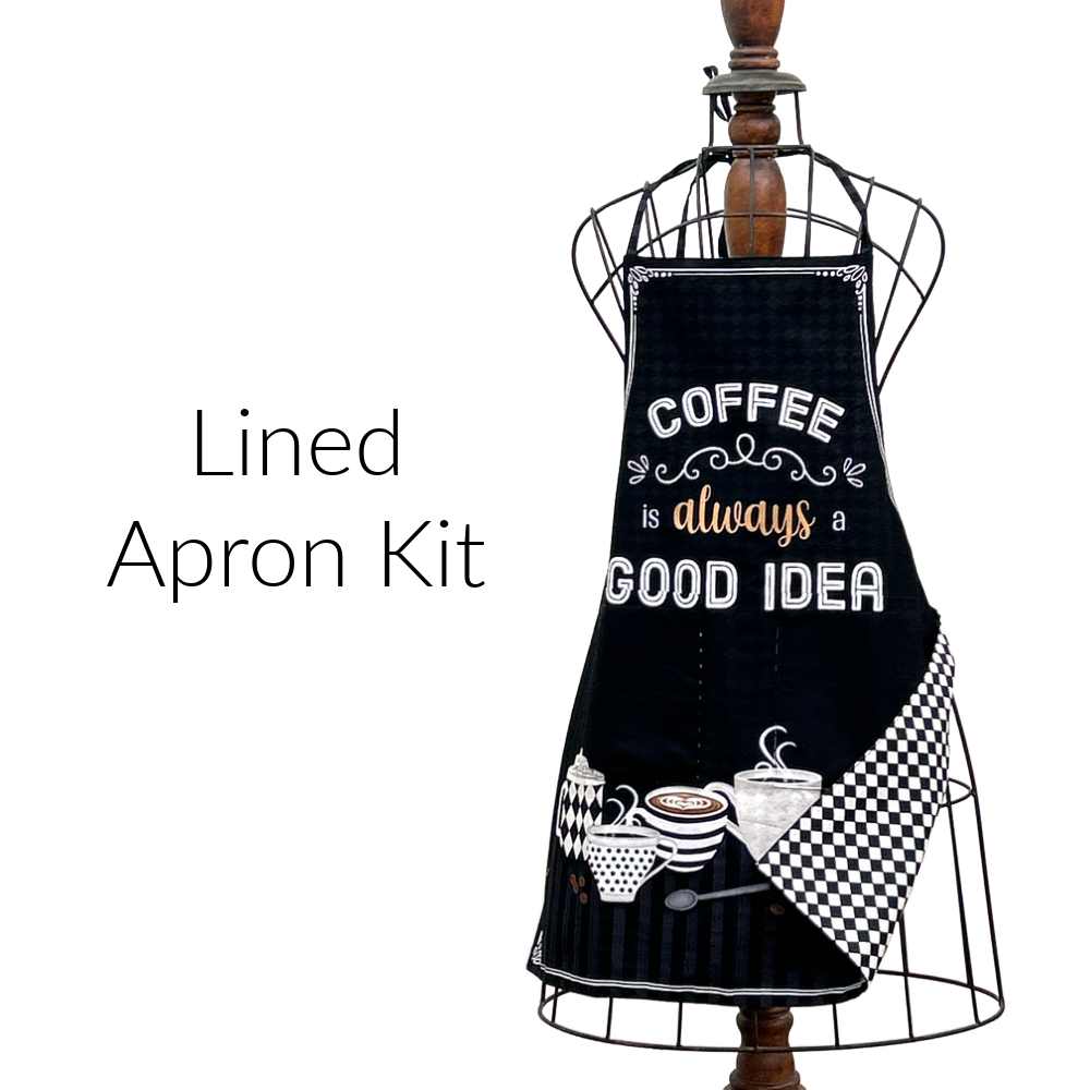 Coffee Life Lined Apron Kit