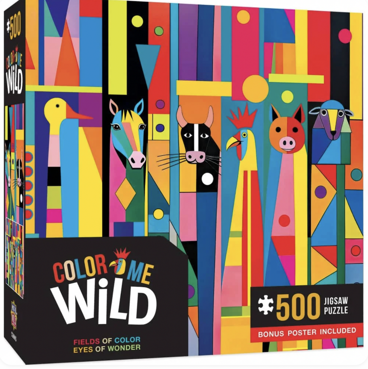 Color me Wild 500 Piece Puzzle