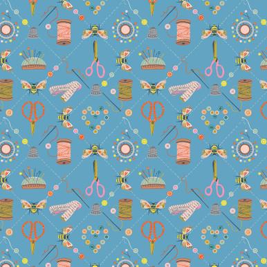 Country Sewing Club 1037 Bee Stitch - Quilted Strait