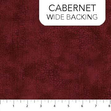 Crackle 108" B9045-26 Cabernet - Quilted Strait