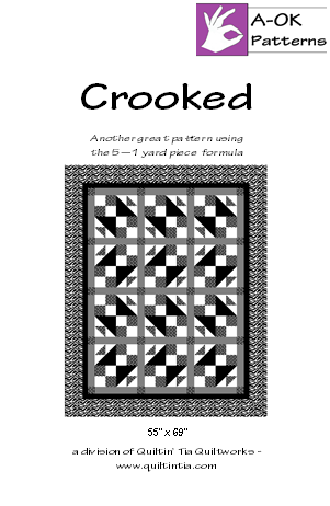 Crooked Five Yard Quilt Pattern