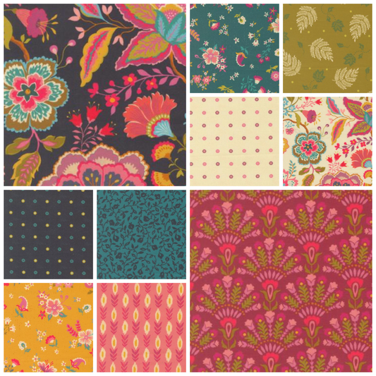 Crystal Morning (Sitara Fabric) 10 Fat Quarters