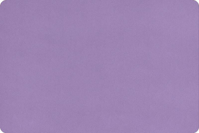 Cuddle Solid Bellflower 60" wide Minky - Quilted Strait