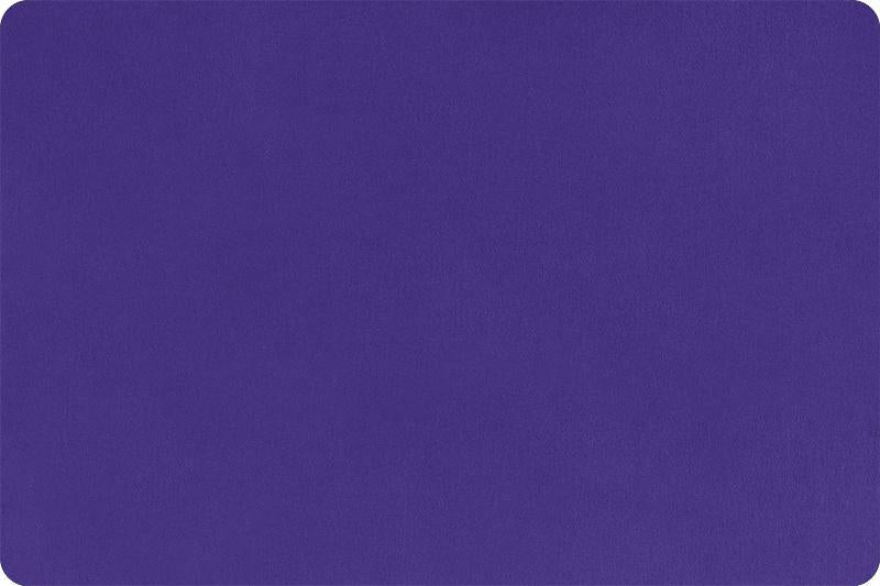 Cuddle&reg; Solid Viola 60" wide Minky - Quilted Strait