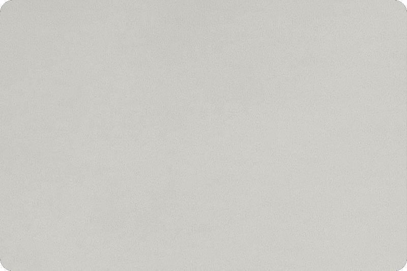 Cuddle&reg; Solid Platinum 60" wide Minky - Quilted Strait
