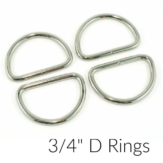 D Rings to pair with 3/4