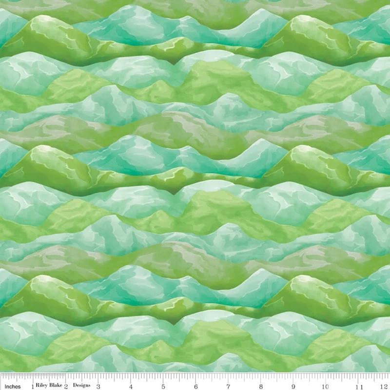 Dear Washington 17730 Green Mountains - Quilted Strait