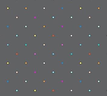 Dewfall 92091-95 Ditsy Dots Gray Multi - Quilted Strait