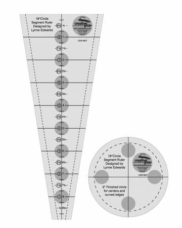 18 Degree Dresden Plate Ruler